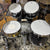 Gretsch USA Custom Drum Kit Black Sparkle Nitron NEW DRUM KIT GRETSCH 