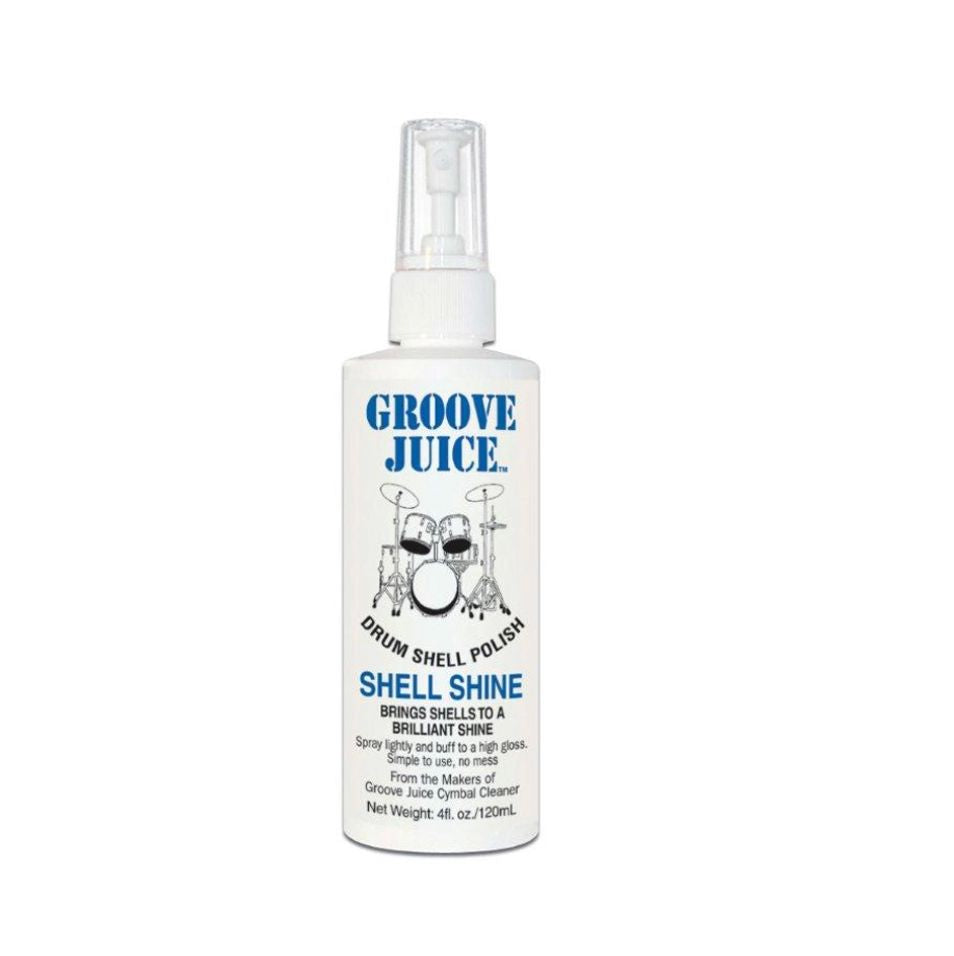 Groove Juice Drum Shell Polish, Shell Shine 4 Oz. (GJSS) NEW DRUM ACCESSORIES Groove Juice 