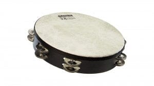 Grover SX Tambourine, German Silver (SX-GS) NEW PERCUSSION Grover Pro Percussion 