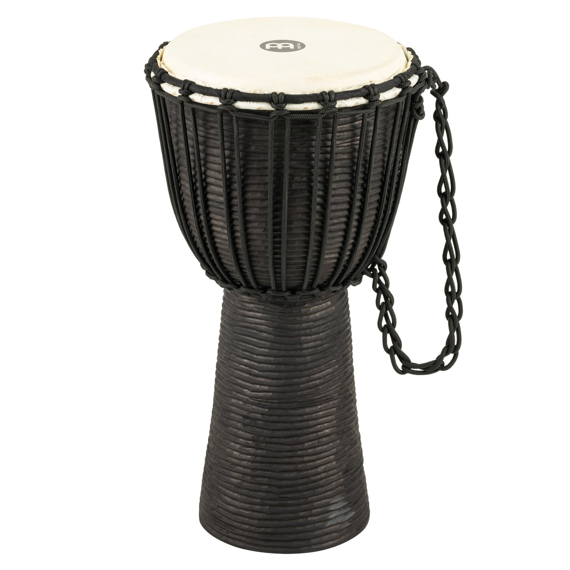 Meinl 10" Headliner Rope Tuned Black River Series Djembe (HDJ3-M)