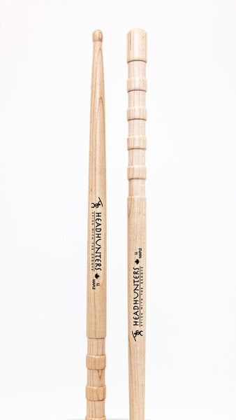 HeadHunters Maple Grooves LL, Wood Tip (MG LL) DRUM STICKS Headhunters 
