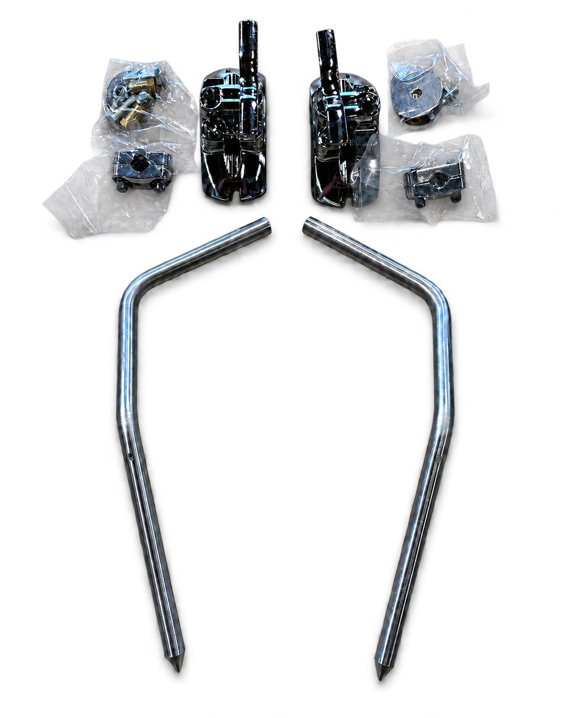 INDe 8" Ultralight Spurs w/BR4 Wingnut (USRST8) NEW DRUM ACCESSORIES INDE 