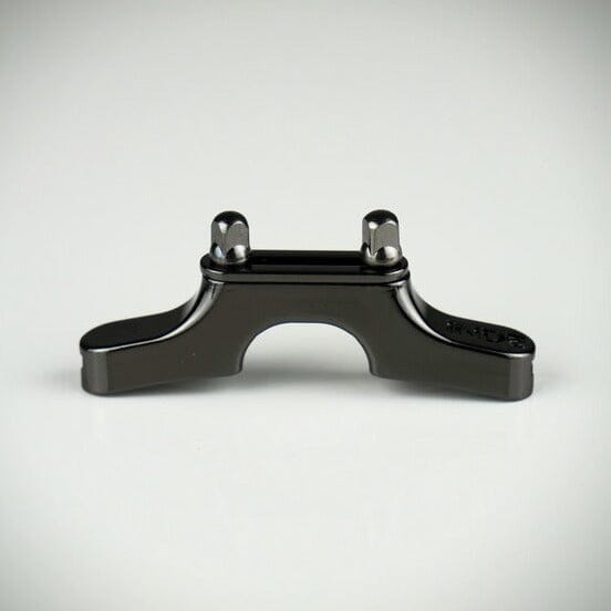 INDe Drum Lab Universal Butt Plate, Black Nickel Plated (UBPBK) small parts INDE 