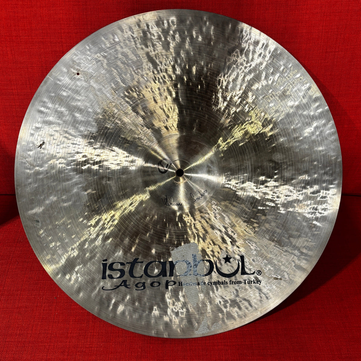 Istanbul Agop 21" Mel Lewis Signature Ride Cymbal – Used CONSIGNMENT CYMBALS Istanbul 