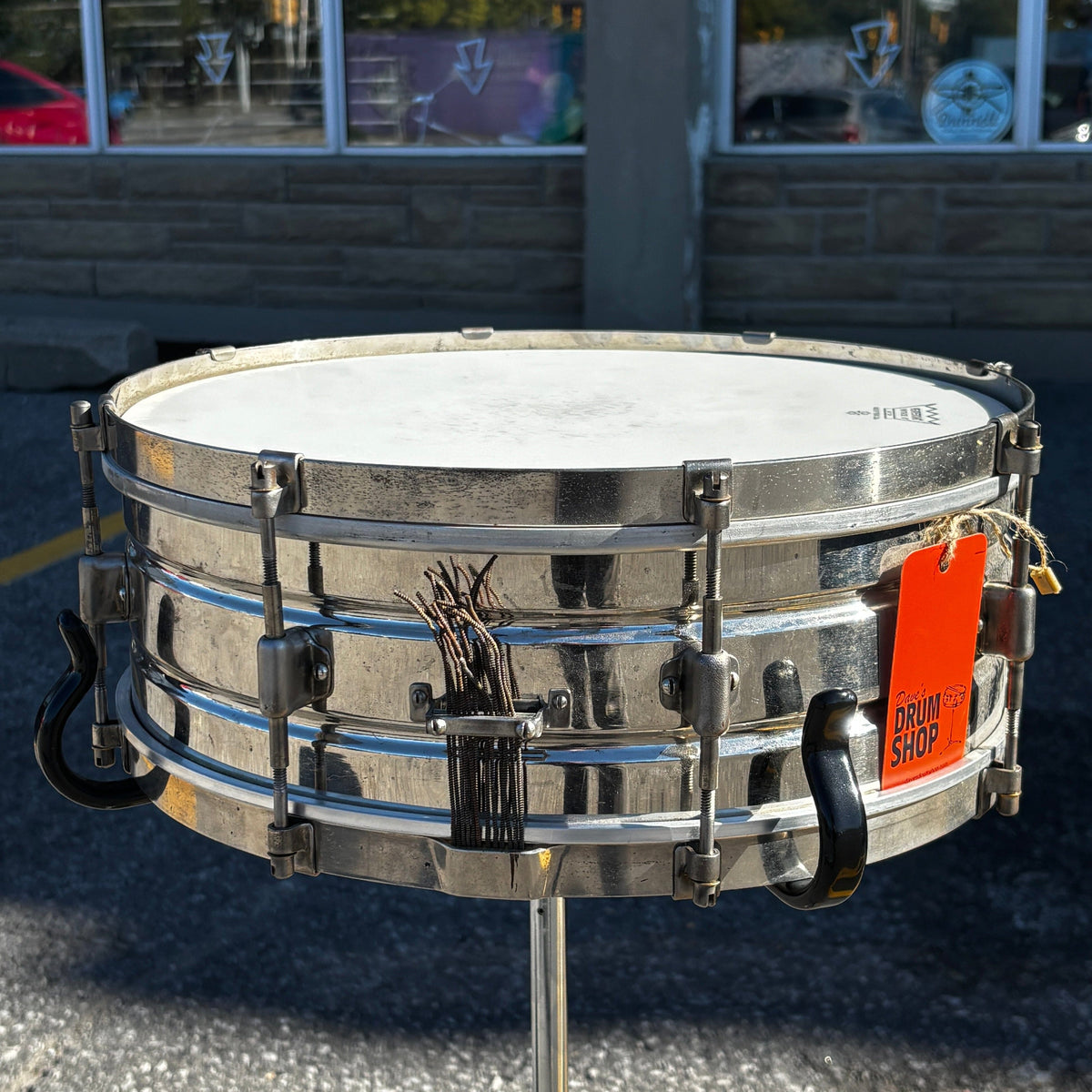 Leedy Multi-Model 5x14 Nickel Over Brass Snare Drum CONSIGNMENT OTHER Leedy 