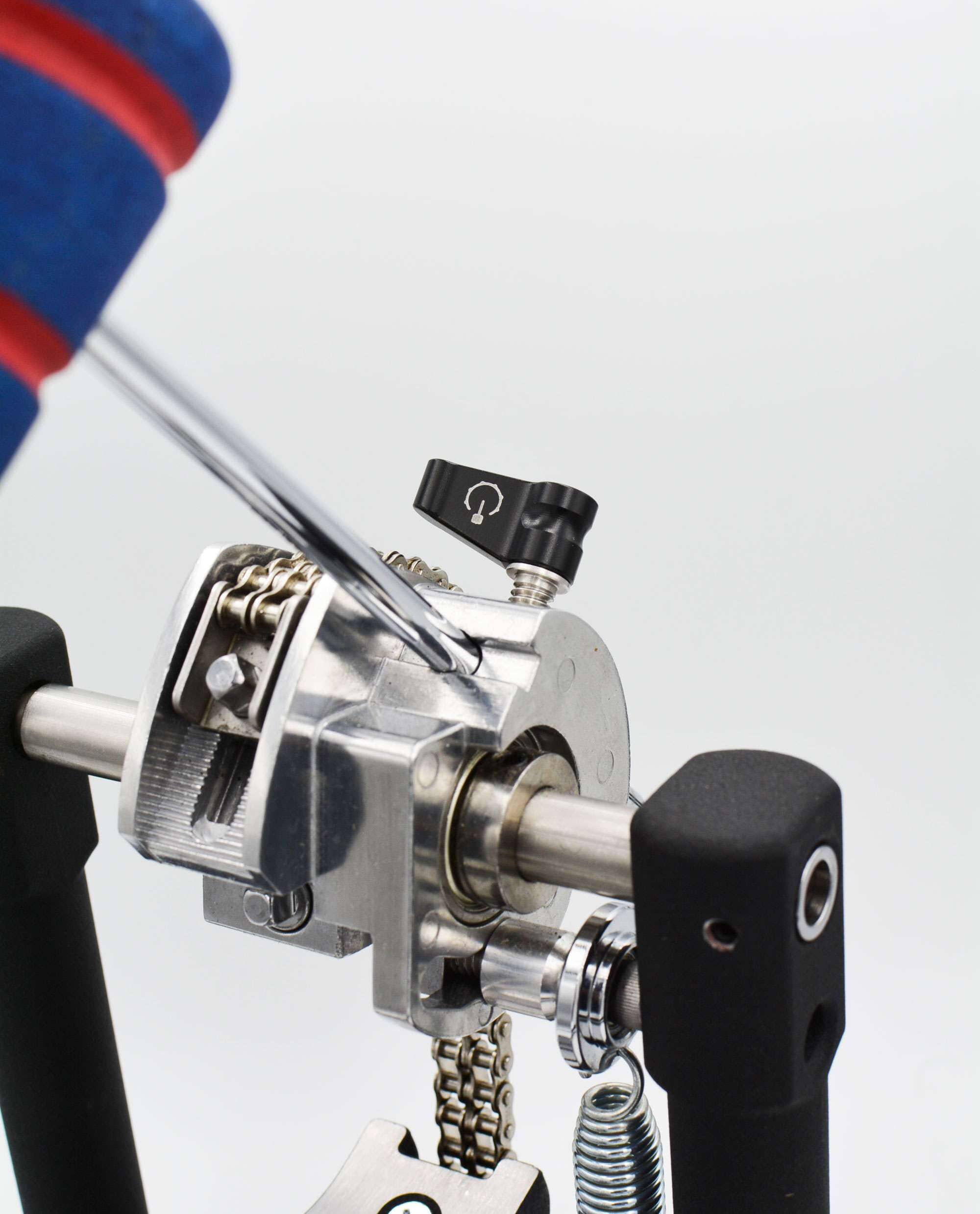 Low Boy Power Switch Wing Screw, 1/4″ Thread, Black (fits DW/ Axis/ Drumnetics/ Volta) NEW DRUM ACCESSORIES Low Boy 