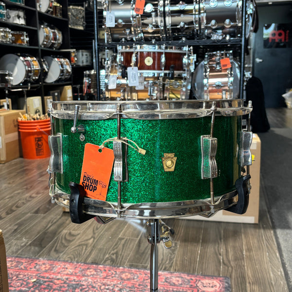 Ludwig 1960s School Festival Green Sparkle 6.5 x 14 CONSIGNMENT DRUM KIT LUDWIG 