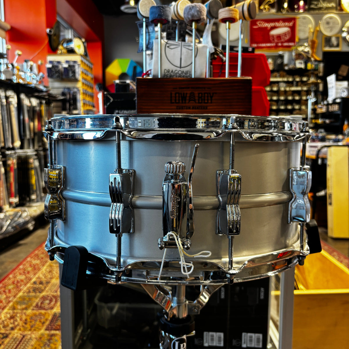 Ludwig Acrolite Classic 6.5 x 14 10-Lug Aluminum Snare Drum - Used CONSIGNMENT DRUM KIT LUDWIG 