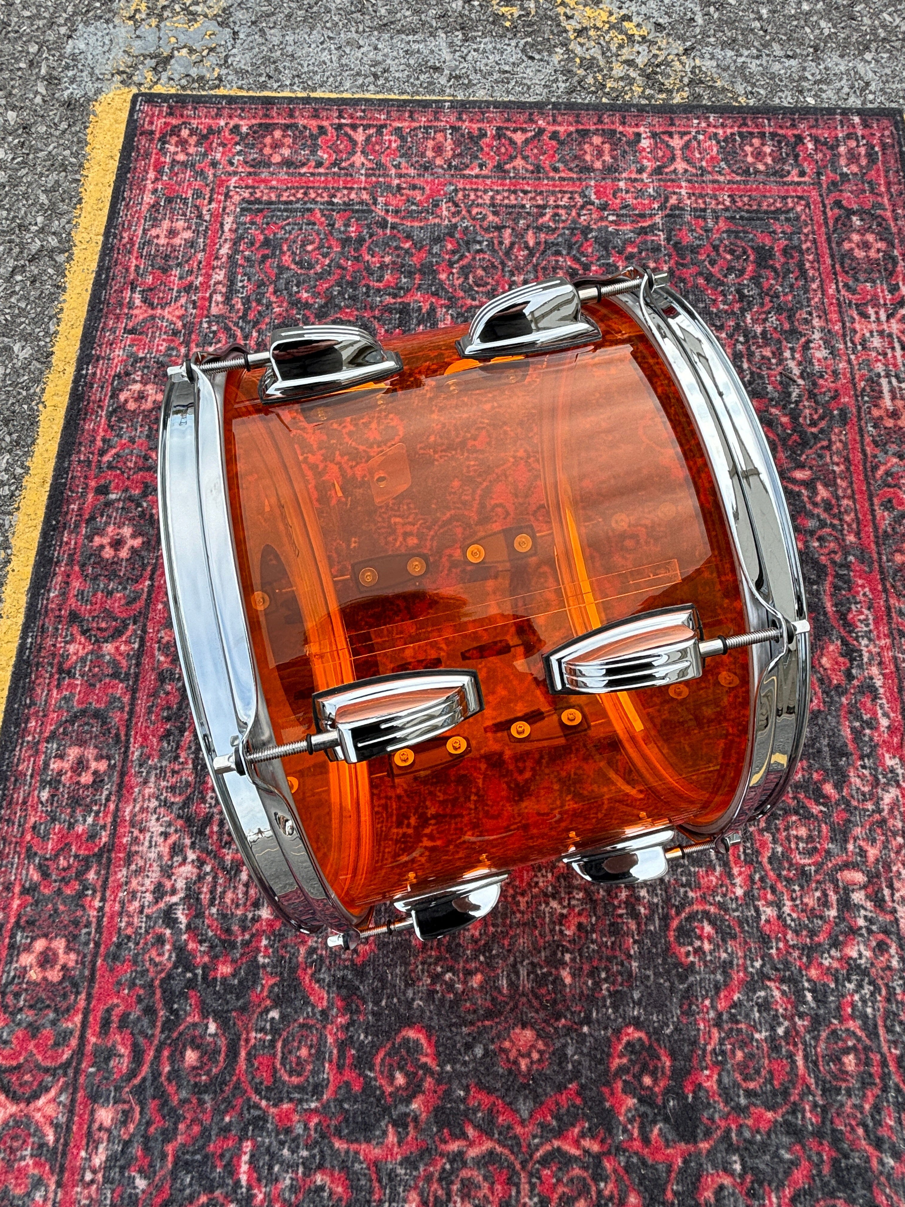 Ludwig Amber Vistalite 13 x 9 CONSIGNMENT DRUM KIT Ludwig 