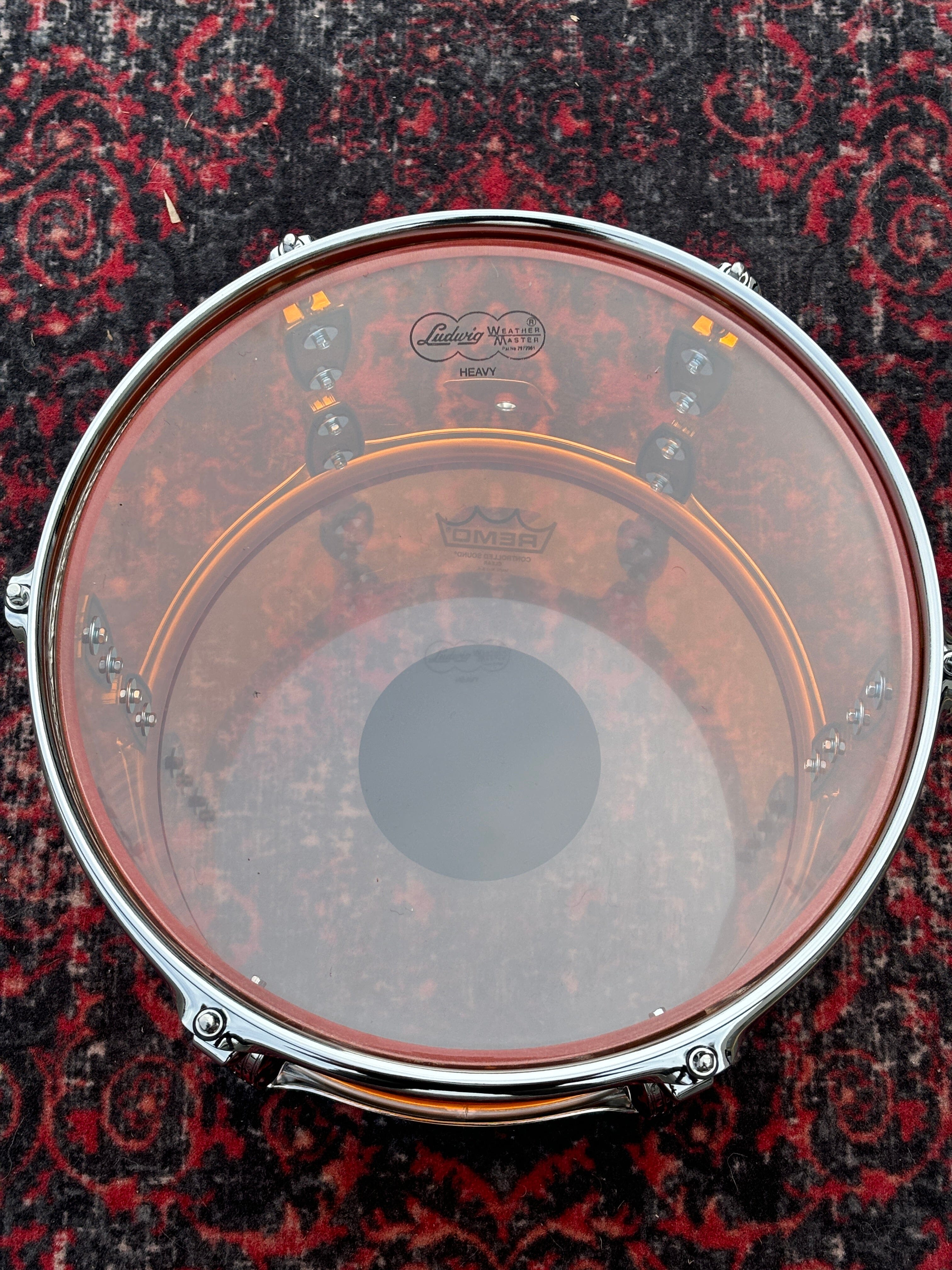 Ludwig Amber Vistalite 13 x 9 CONSIGNMENT DRUM KIT Ludwig 