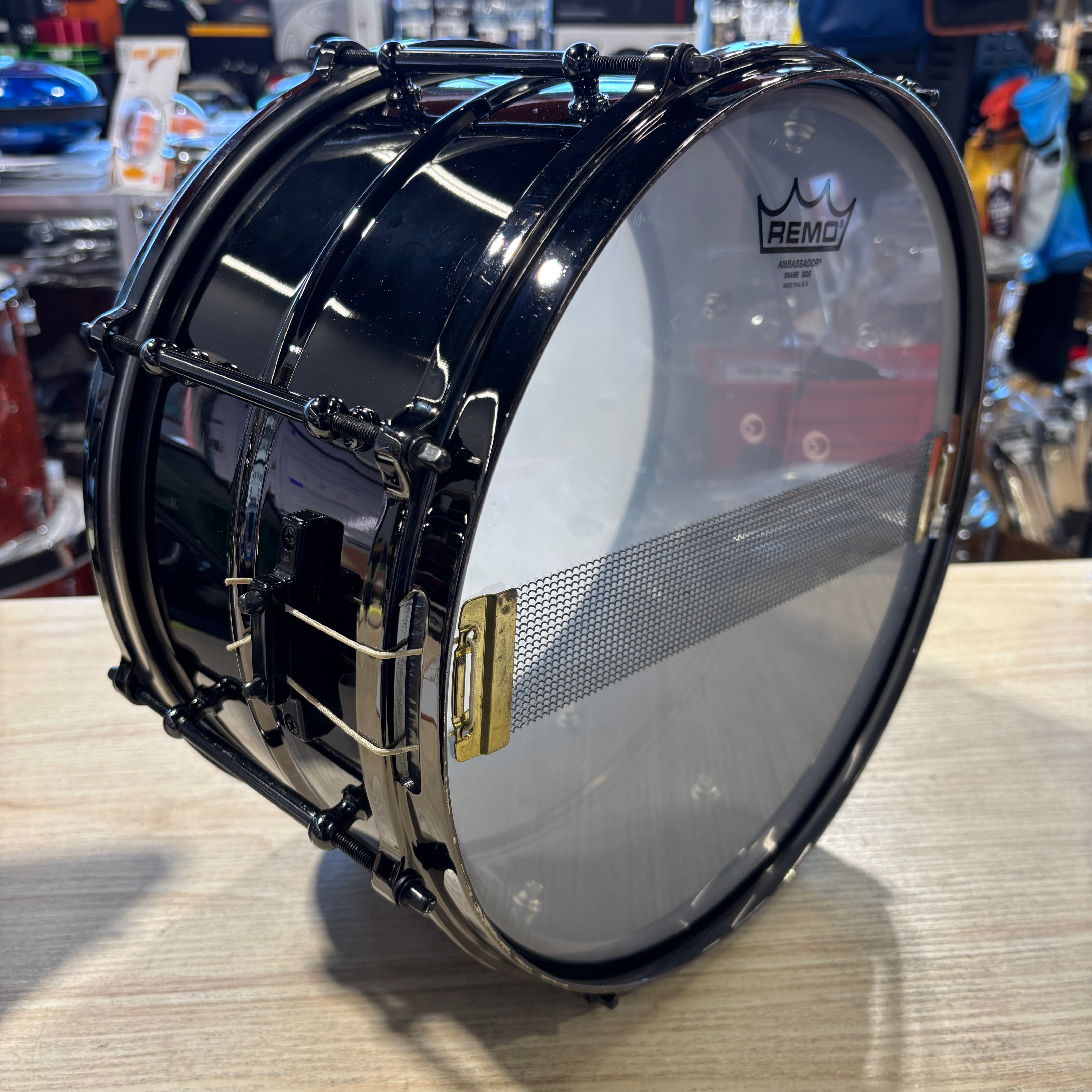 Ludwig Black Magic 13 x 7 Snare Drum – Black Nickel over Brass USED SNARE DRUMS LUDWIG 