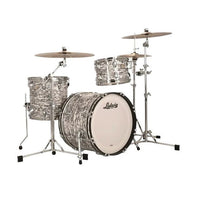 Thumbnail for Ludwig Classic Maple 3pc Downbeat Drum Set, White Abalone (L84023AXWA) NEW DRUM KIT Ludwig 
