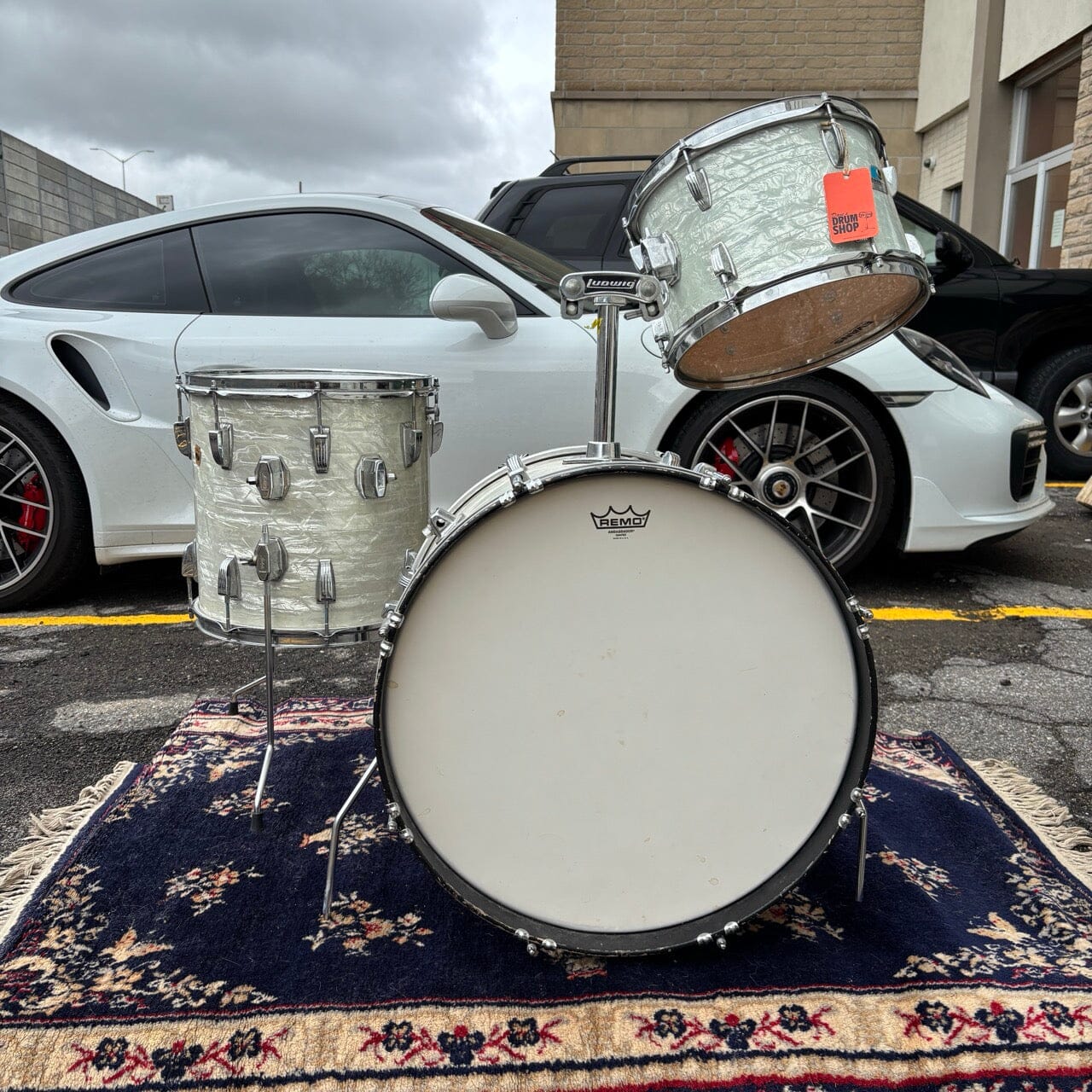 Ludwig Down Beat 3pc Kit WMP CONSIGNMENT DRUM KIT LUDWIG 