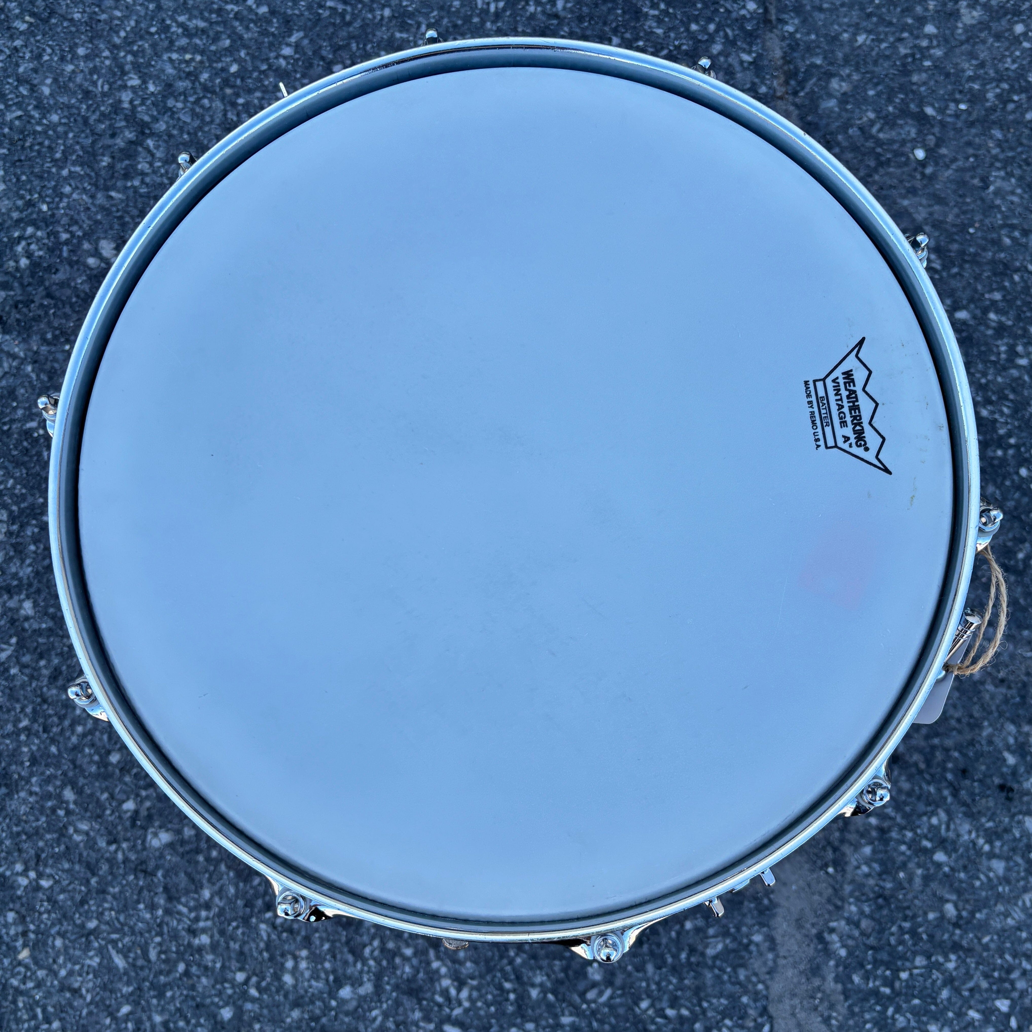 Ludwig No. 400 “Super Ludwig” 5x14 Chrome Over Brass Snare Drum USED SNARE DRUMS LUDWIG 