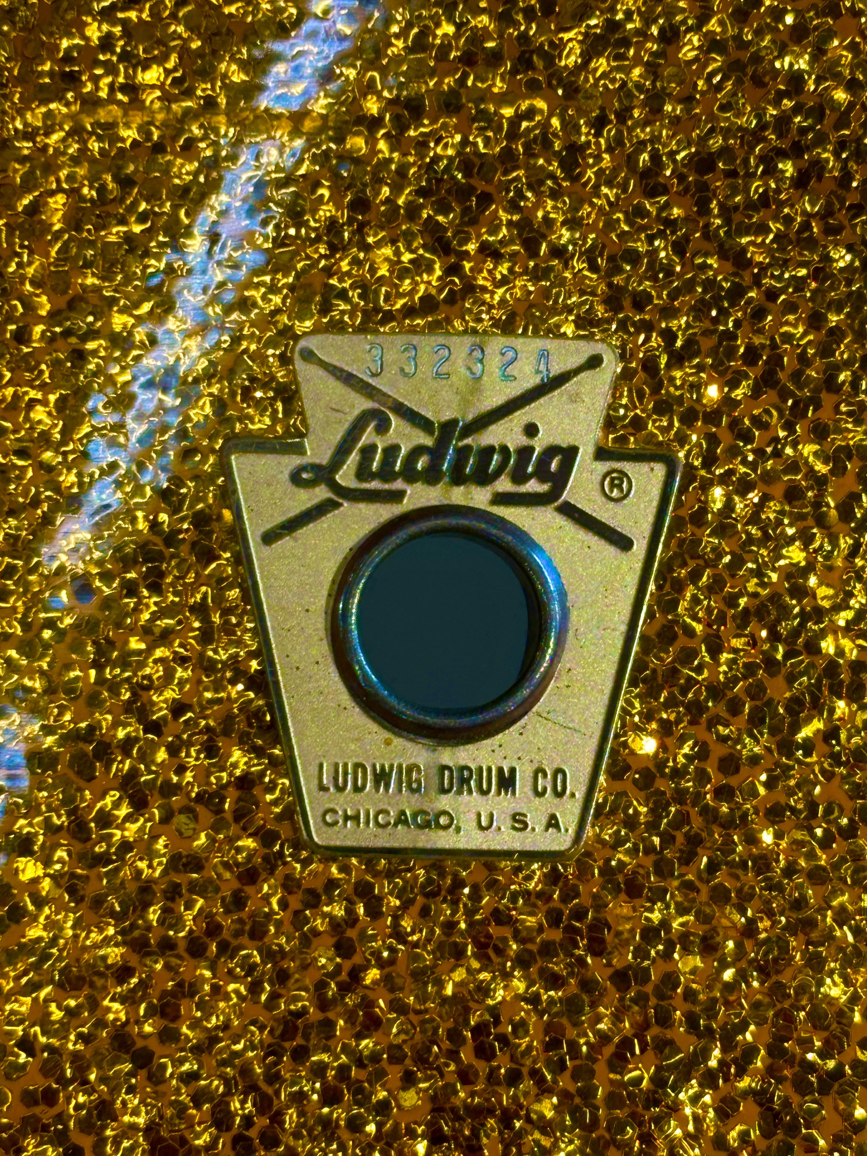 Ludwig Super Classic Gold Sparkle 1966 Collector Grade CONSIGNMENT DRUM KIT LUDWIG 