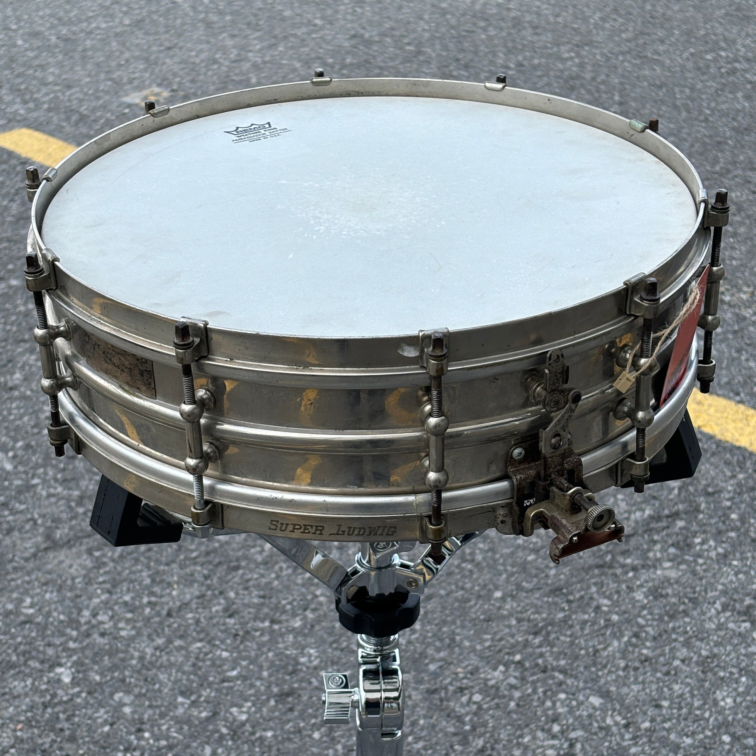 Ludwig Super Ludwig 4 x 15 Nickel 1920s Concert Dance Model USED SNARE DRUMS Ludwig and Ludwig 