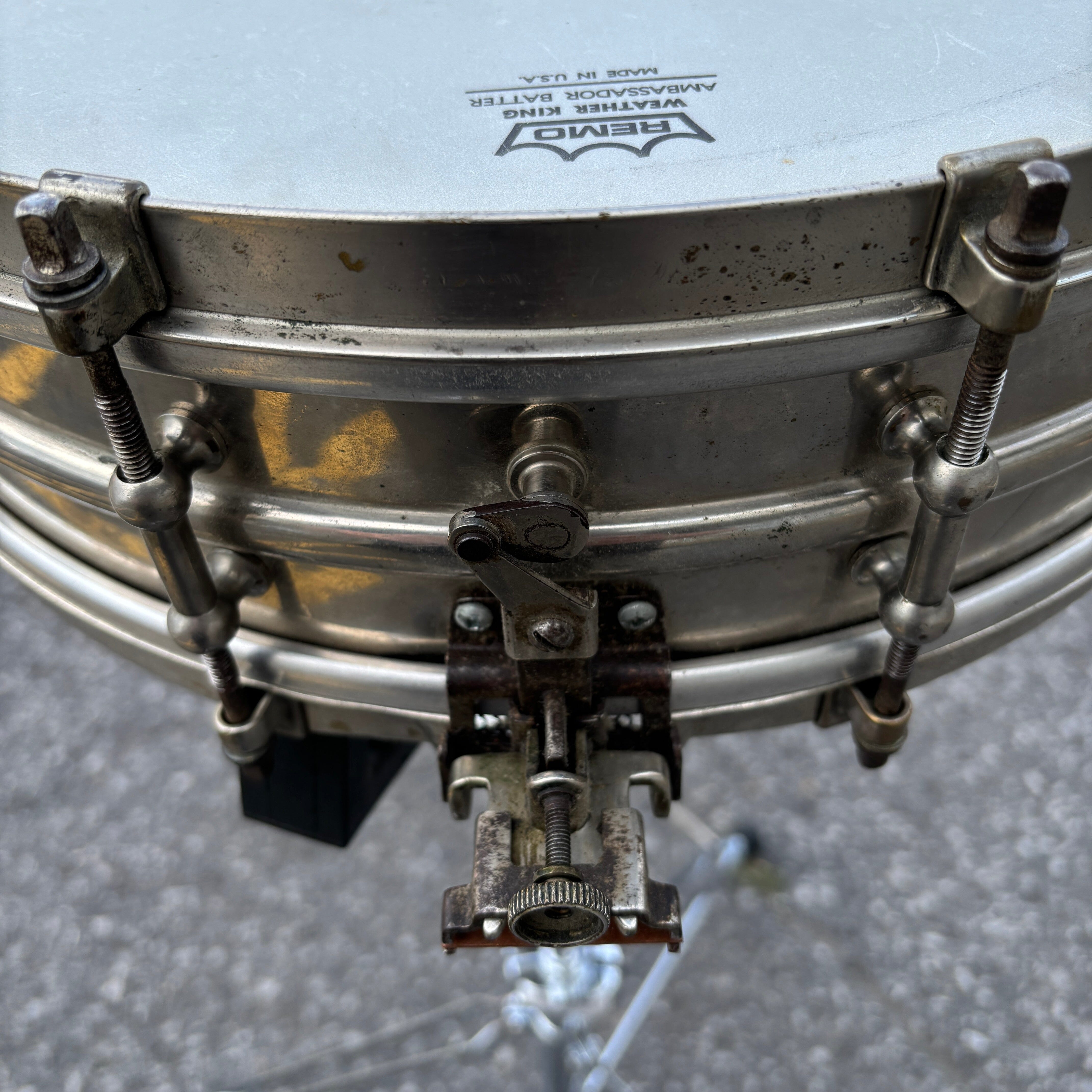 Ludwig Super Ludwig 4 x 15 Nickel 1920s Concert Dance Model USED SNARE DRUMS Ludwig and Ludwig 