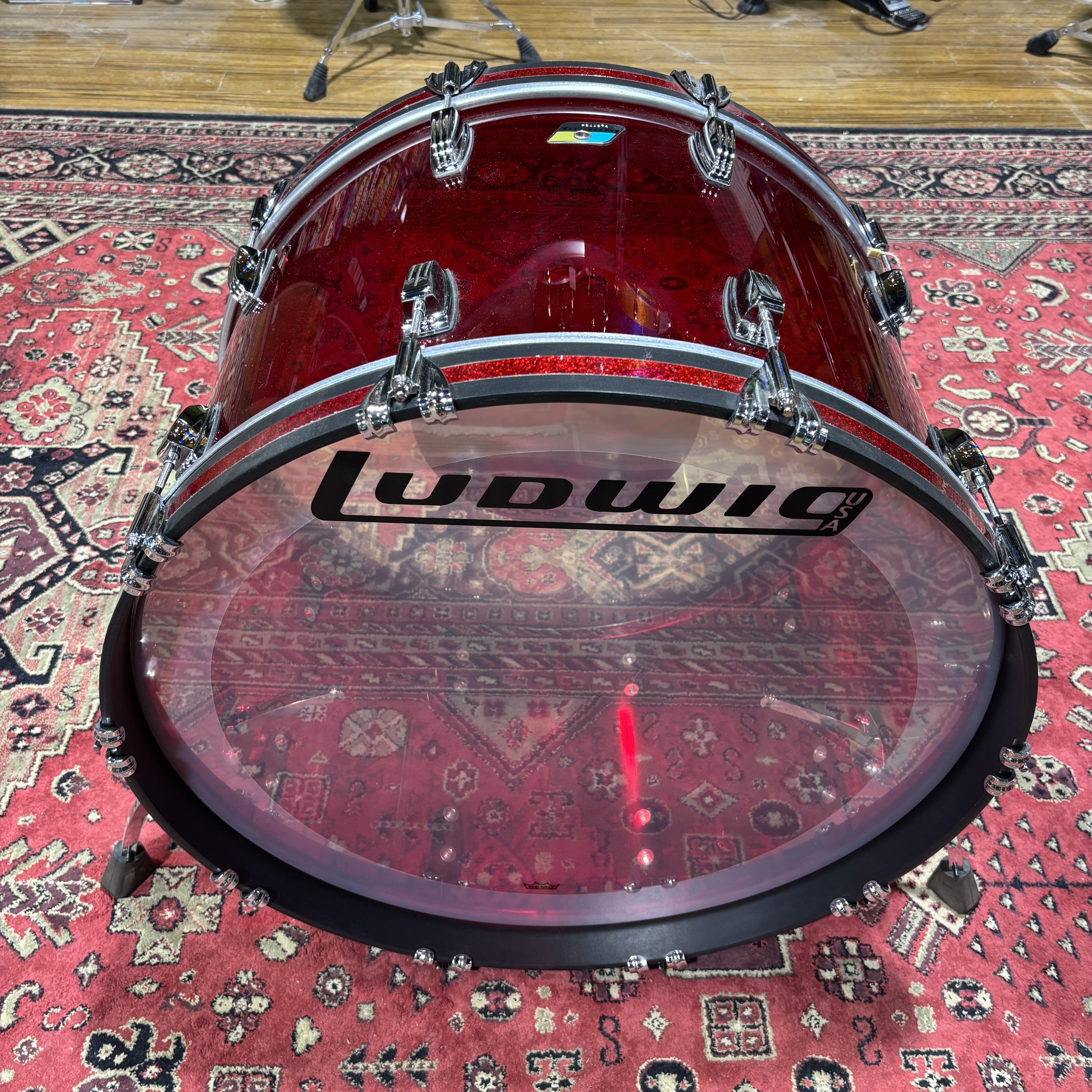 LUDWIG VISTALITE 14x24 RED LB944VXX48WC NEW OTHER DRUMS (TOMS ETC) LUDWIG 