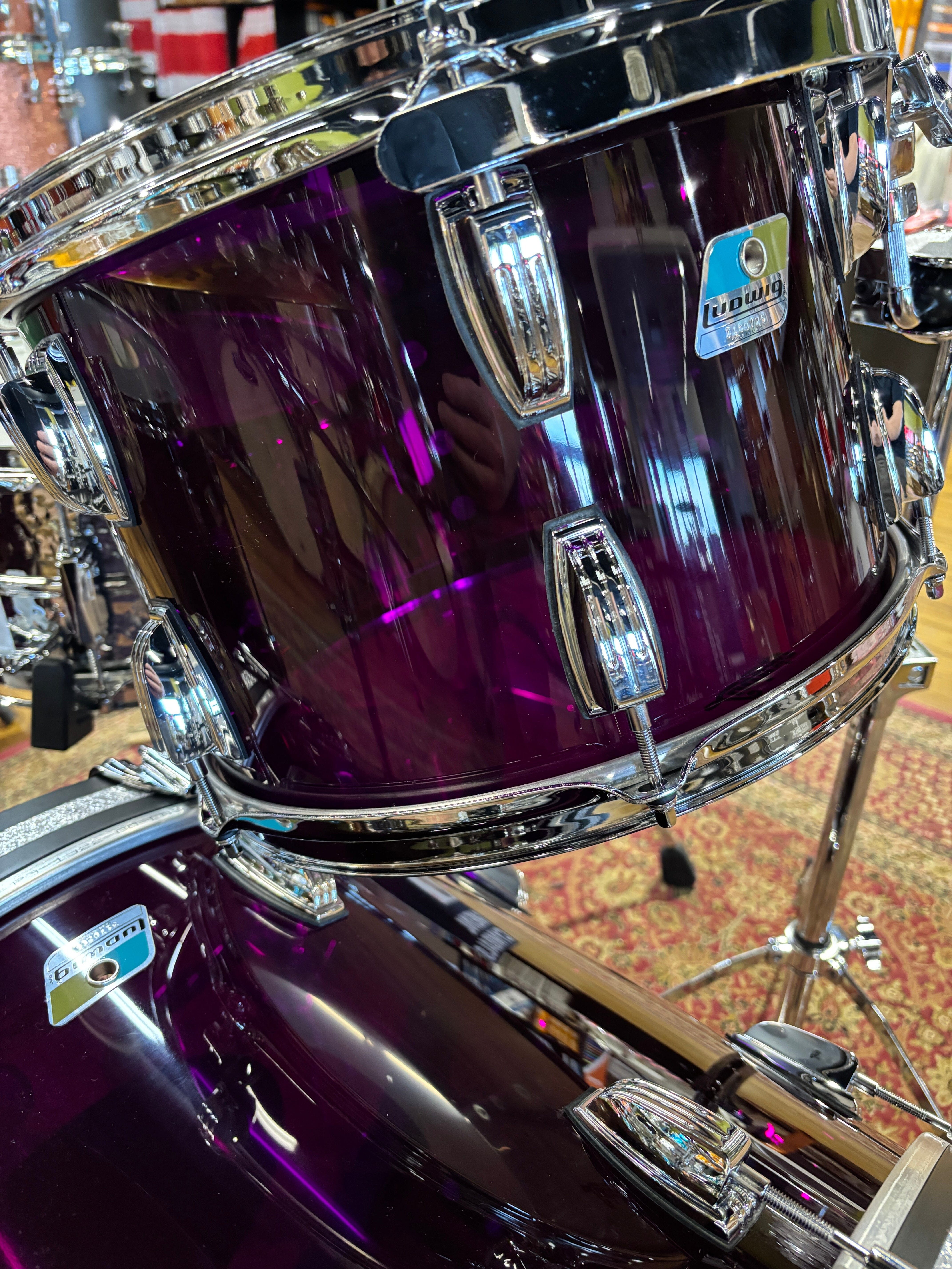 Ludwig Vistalite FAB Purple (L94233LXV9WC) NEW DRUM KIT LUDWIG 