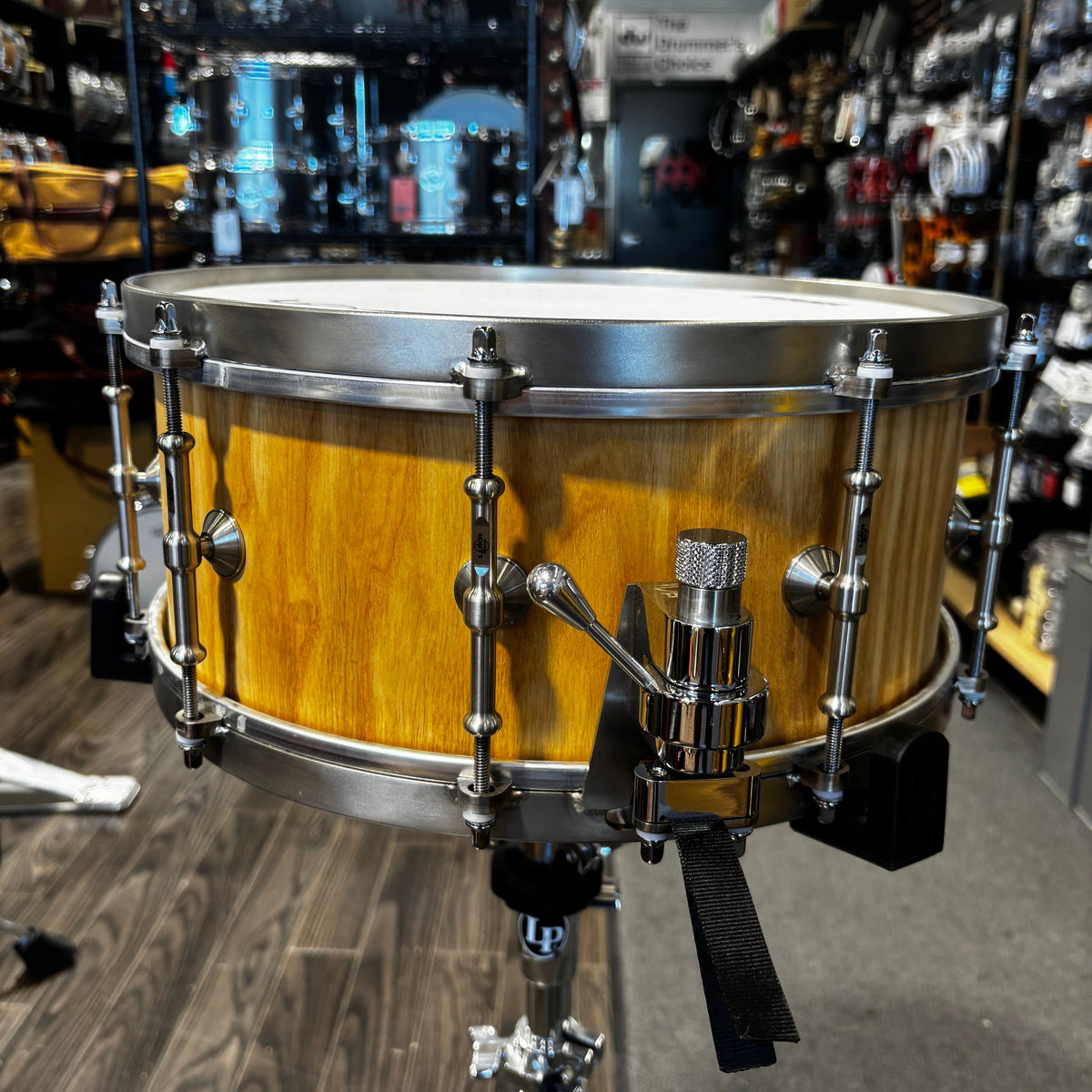 Luka Drums 25th Anniversary 14″ × 6″ Ash Snare Drum Natural Wood NEW SNARE DRUMS Luka 