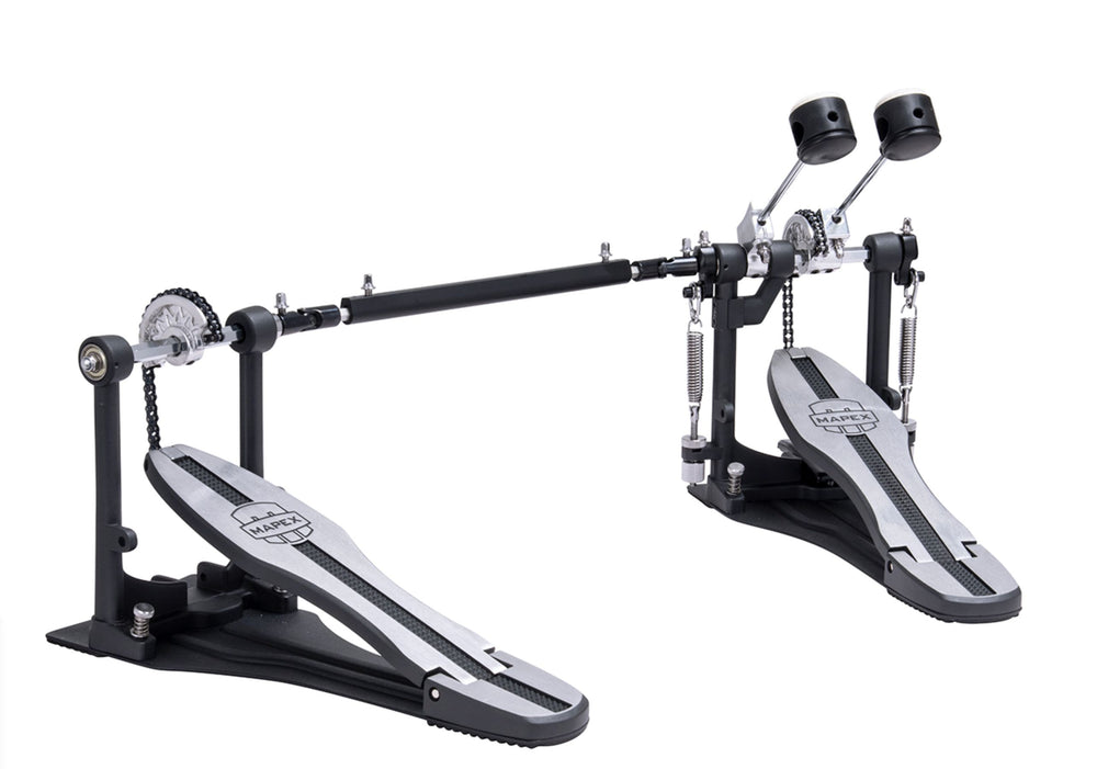 Mapex 400 Double Pedal Single Chain Drive w/ Duo-Tone Beater (MPX-P410TW) NEW HARDWARE Mapex 
