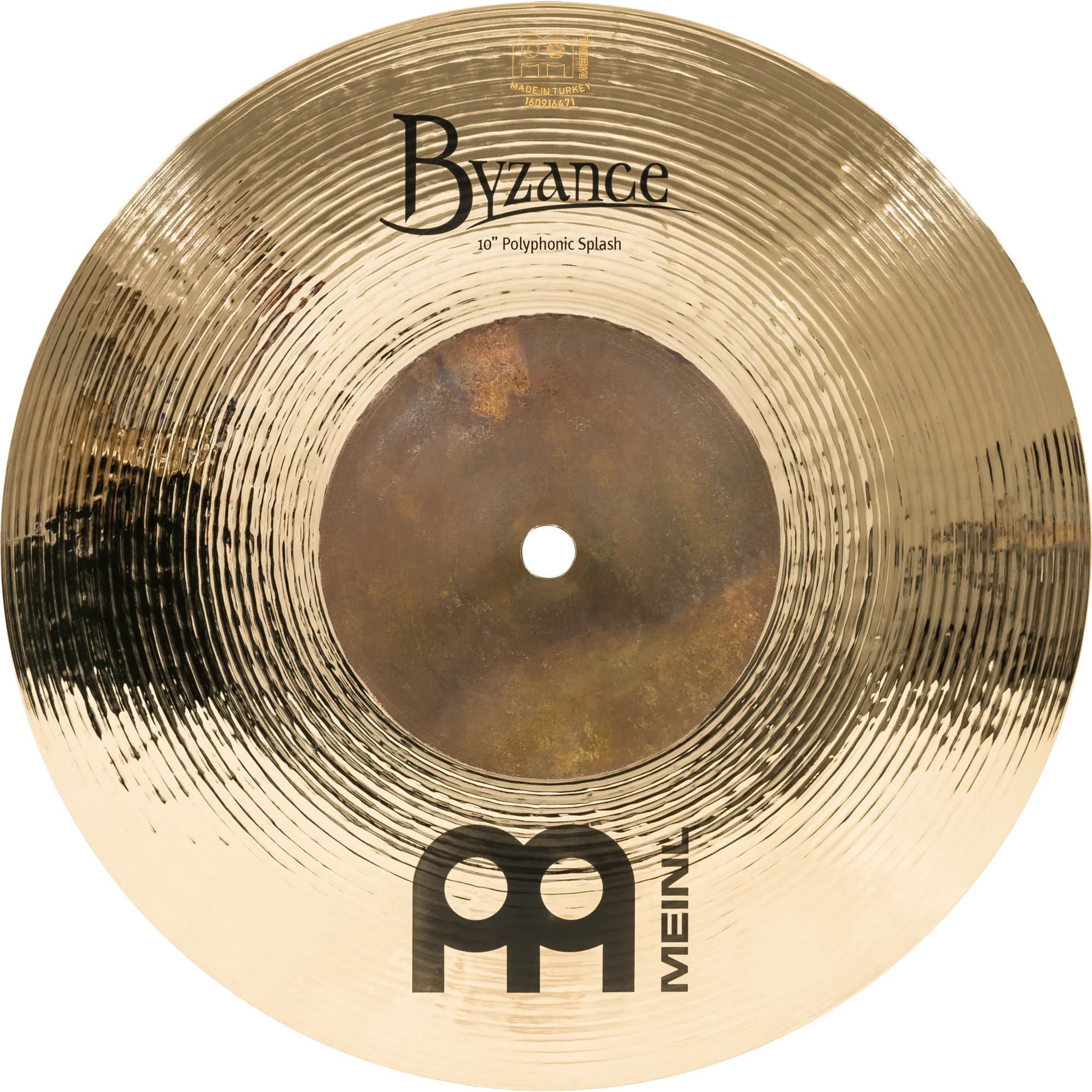 MEINL 10" Byzance Traditional Polyphonic Splash, Brilliant (B10POS-B) MEINL CYMBALS Meinl 