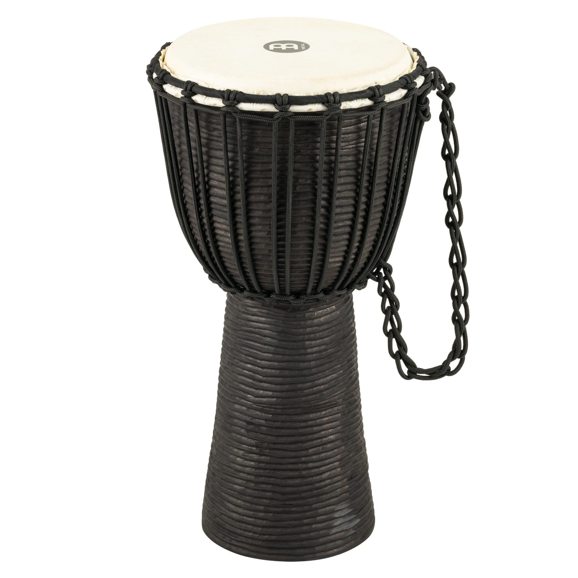 Meinl 10" Headliner Rope Tuned Black River Series Djembe (HDJ3-M) NEW HAND DRUMS Meinl 