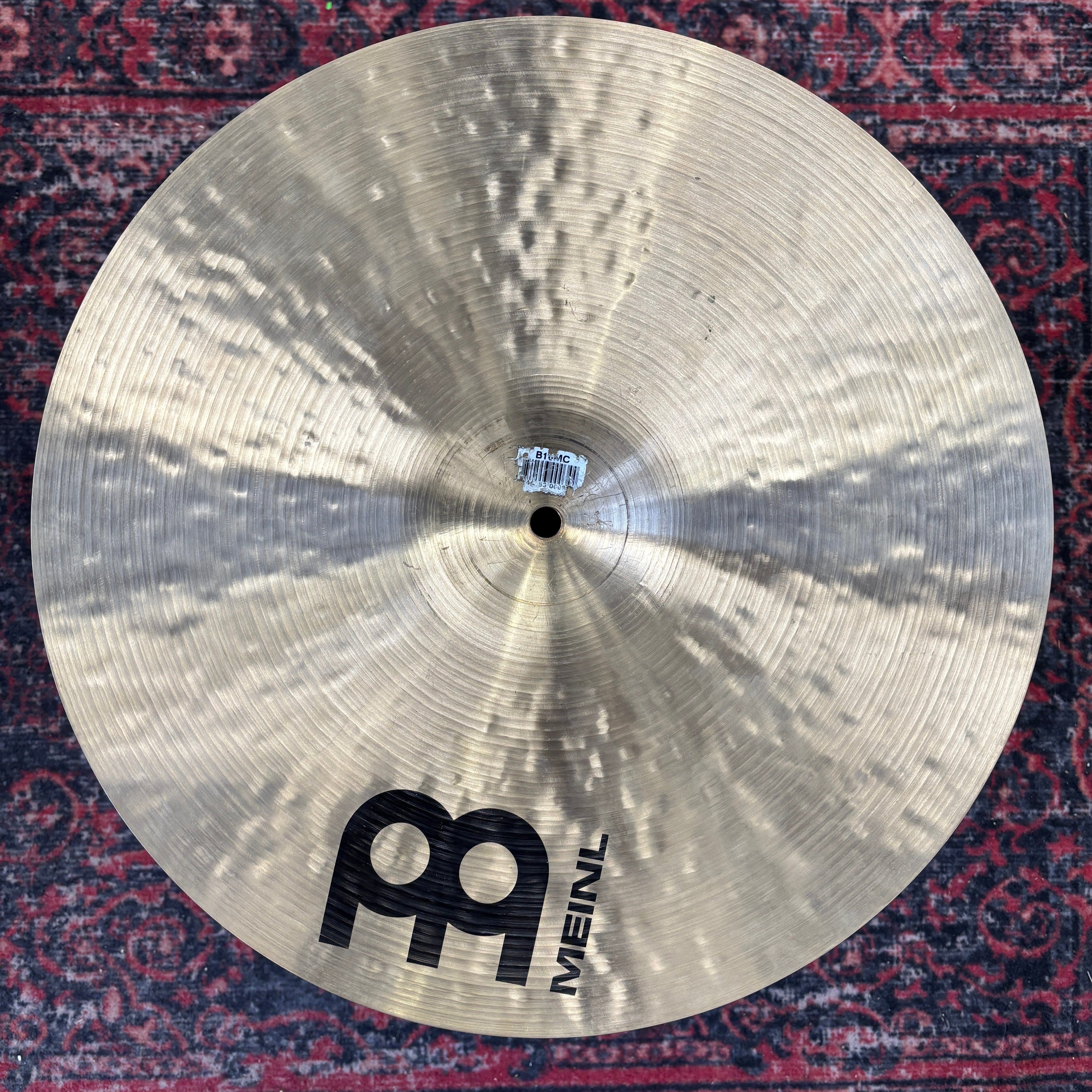 Meinl 16" Byzanze Medium Crash Used CONSIGNMENT CYMBALS Meinl 