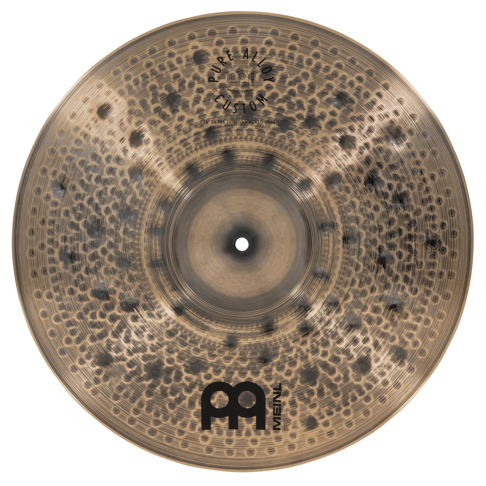 Meinl 18" Pure Alloy Custom Extra Thin Hammered Crash (PAC18ETHC) MEINL CYMBALS Meinl 
