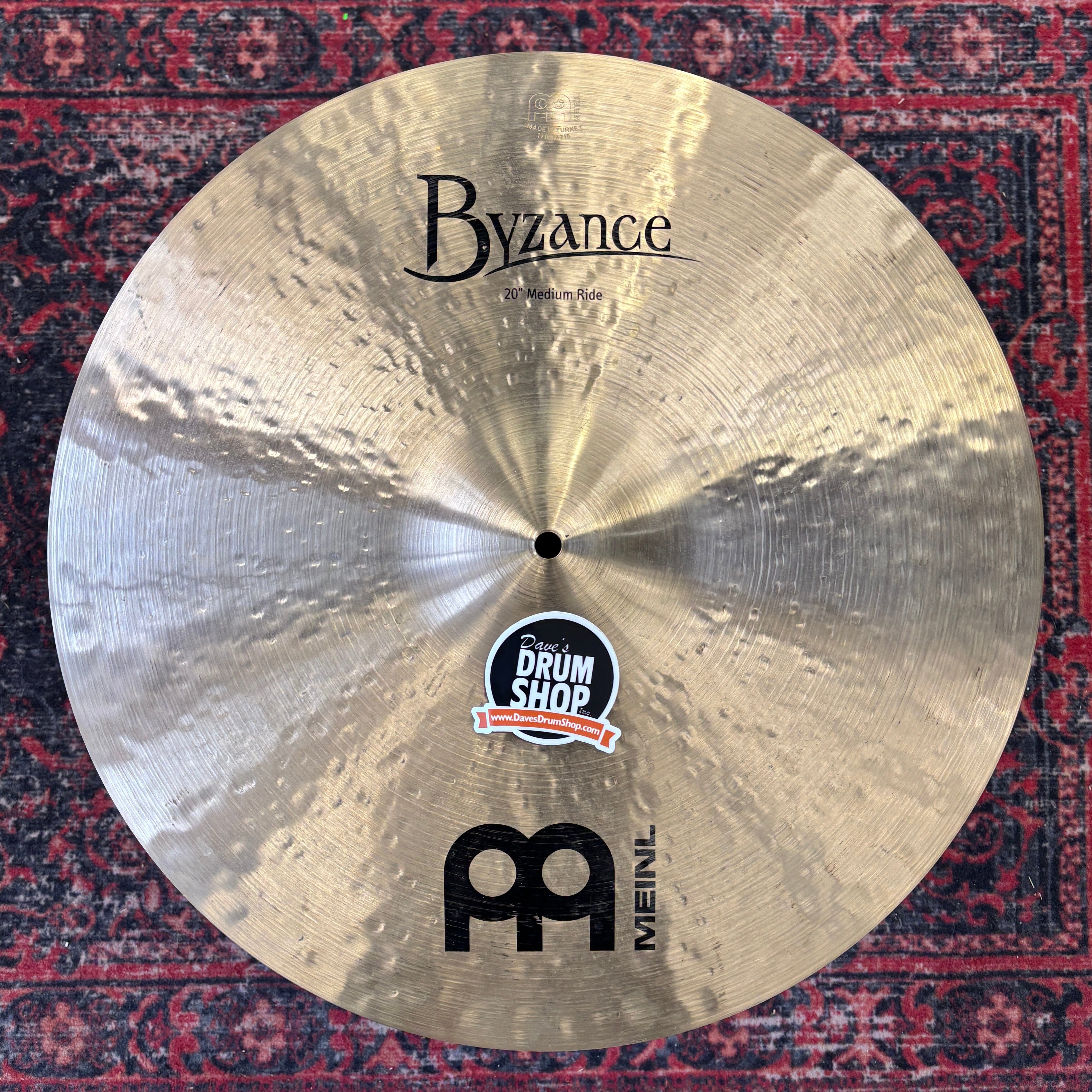 Meinl 20" Byzanze Medium Ride used CONSIGNMENT CYMBALS Meinl 