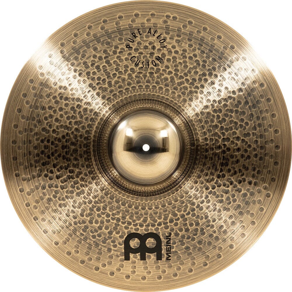 Meinl 22" Pure Alloy Custom Medium Thin Ride (PAC22MTR) MEINL CYMBALS Meinl 
