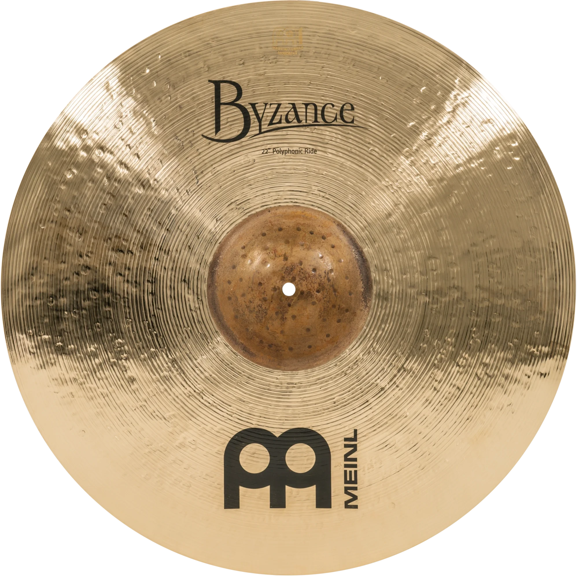 Meinl Byzance 22" Traditional Polyphonic Brilliant Ride Cymbal (B22POR-B) MEINL CYMBALS Meinl 
