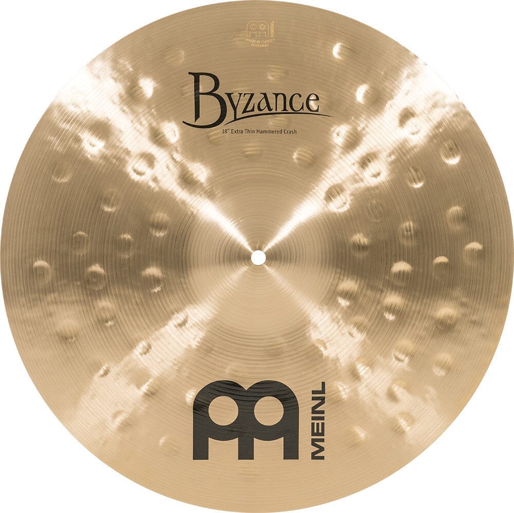 MEINL Cymbals 18" Byzance Traditional Extra Thin Hammered Crash (B18ETHC) MEINL CYMBALS Meinl 