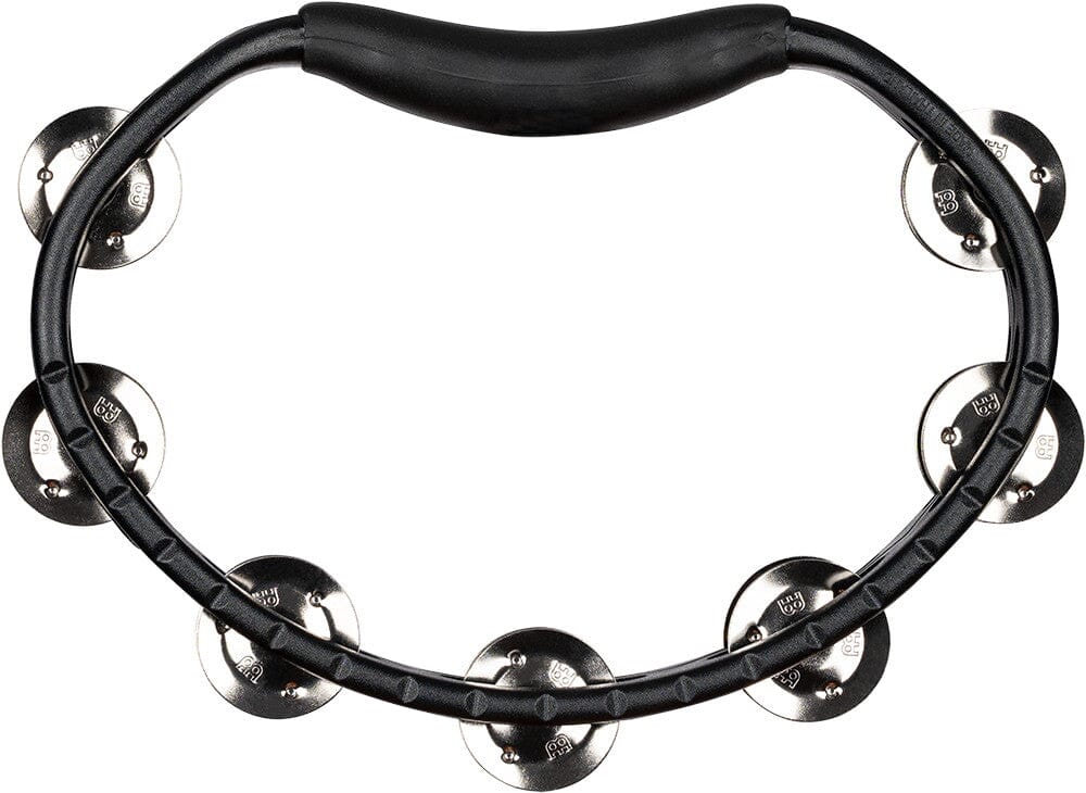 MEINL Percussion Headliner Series Molded ABS Dual-Row Tambourine - Black (HTMT1BK) NEW PERCUSSION Meinl 