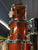 Milestone Fibreglass Drum Set with Matching 14x8 Snare – Original Copper Sparkle Finish CONSIGNMENT DRUM KIT MILESTONE 