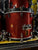Milestone Fibreglass Drum Set with Matching 14x8 Snare – Original Copper Sparkle Finish CONSIGNMENT DRUM KIT MILESTONE 