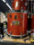 Milestone Fibreglass Drum Set with Matching 14x8 Snare – Original Copper Sparkle Finish CONSIGNMENT DRUM KIT MILESTONE 
