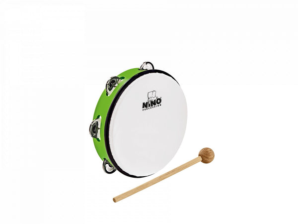 NINO Percussion 8" Molded ABS Tambourine, Green (NINO51GG) NEW PERCUSSION Nino 