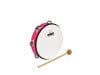 NINO Percussion 8" Molded ABS Tambourine, Strawberry Pink (NINO51SP) tambourines Nino 