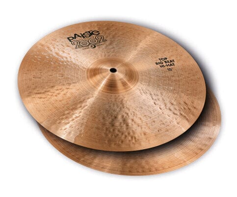 Paiste 15" 2002 Big Beat HiHats (1064015) NEW CYMBALS OTHER Paiste 