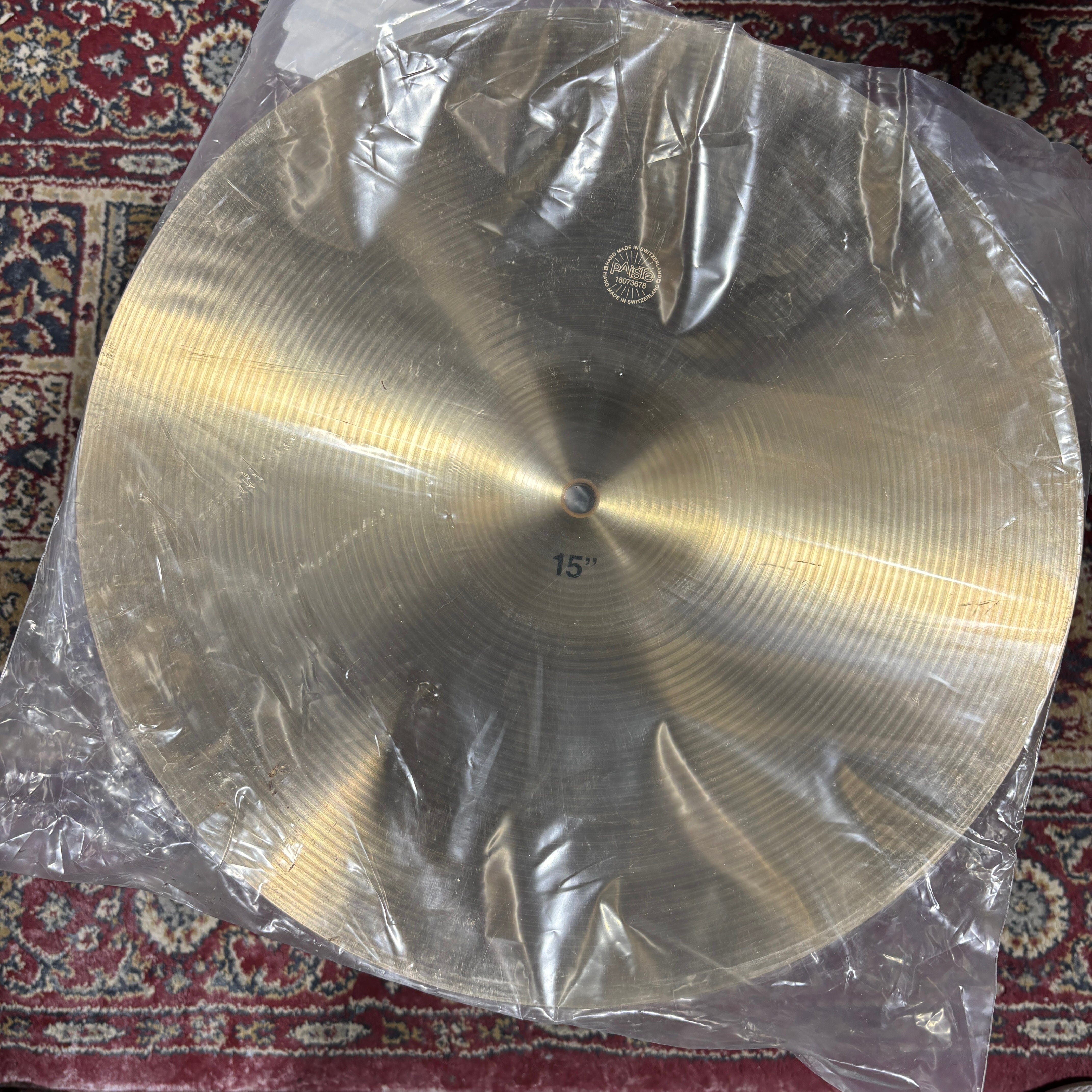 Paiste 15" 602 Hi Hats CONSIGNMENT CYMBALS Paiste 