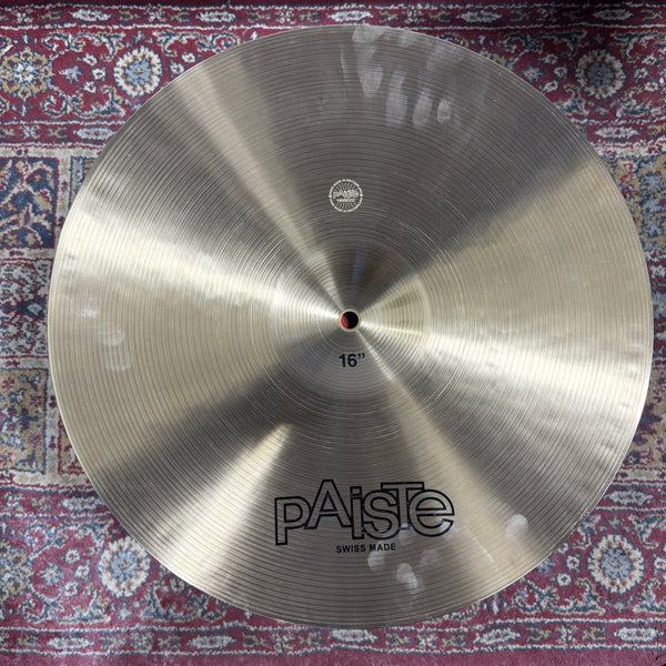 Paiste 16" 602 Crash Heavy CONSIGNMENT CYMBALS Paiste 