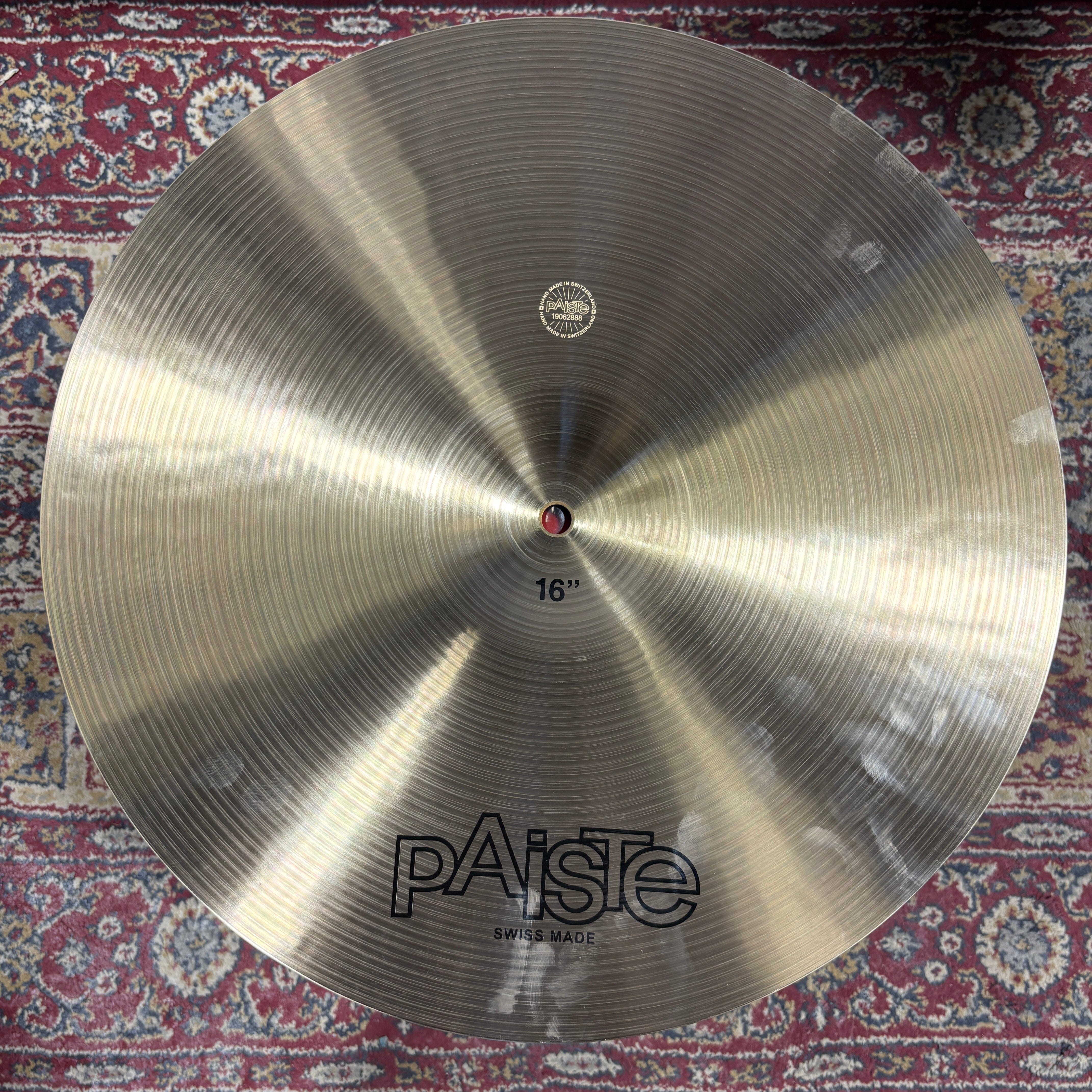Paiste 16" 602 Paper Thin Crash CONSIGNMENT CYMBALS Paiste 