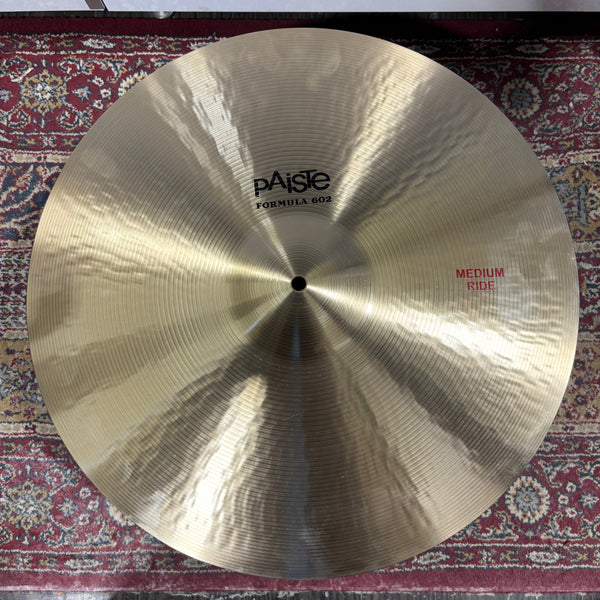 Paiste 20" 602 Medium Ride CONSIGNMENT CYMBALS Paiste 