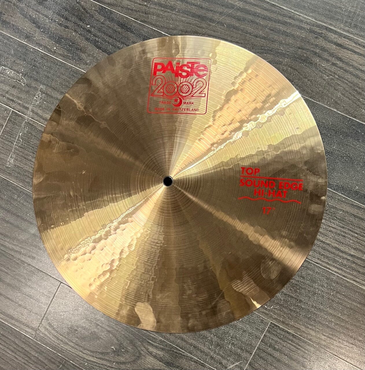 Paiste 2002 Sound Edge 17" Hi-Hat, TOP ONLY (1062317) NEW CYMBALS OTHER Paiste 