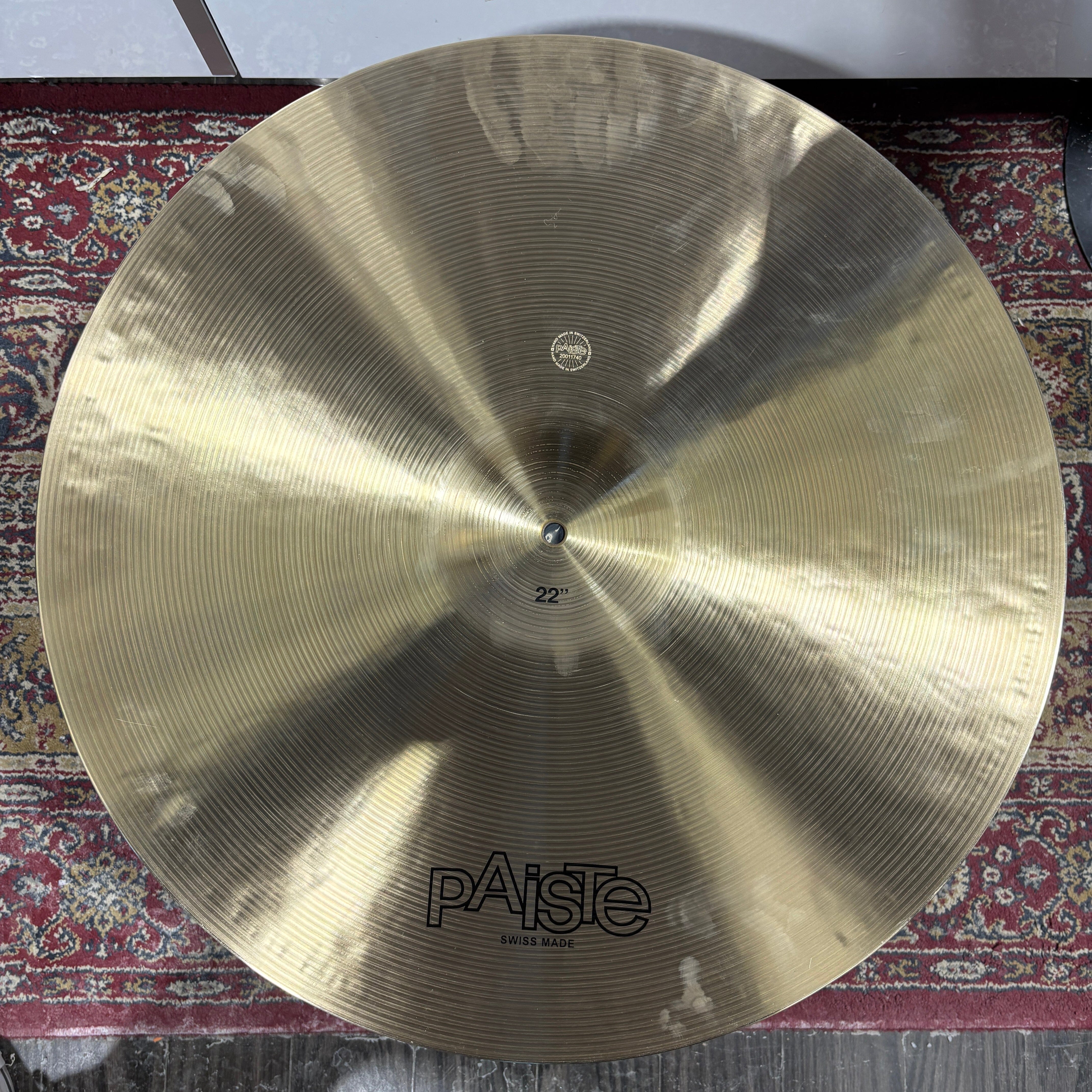 Paiste 22" 602 Medium Ride CONSIGNMENT CYMBALS Paiste 
