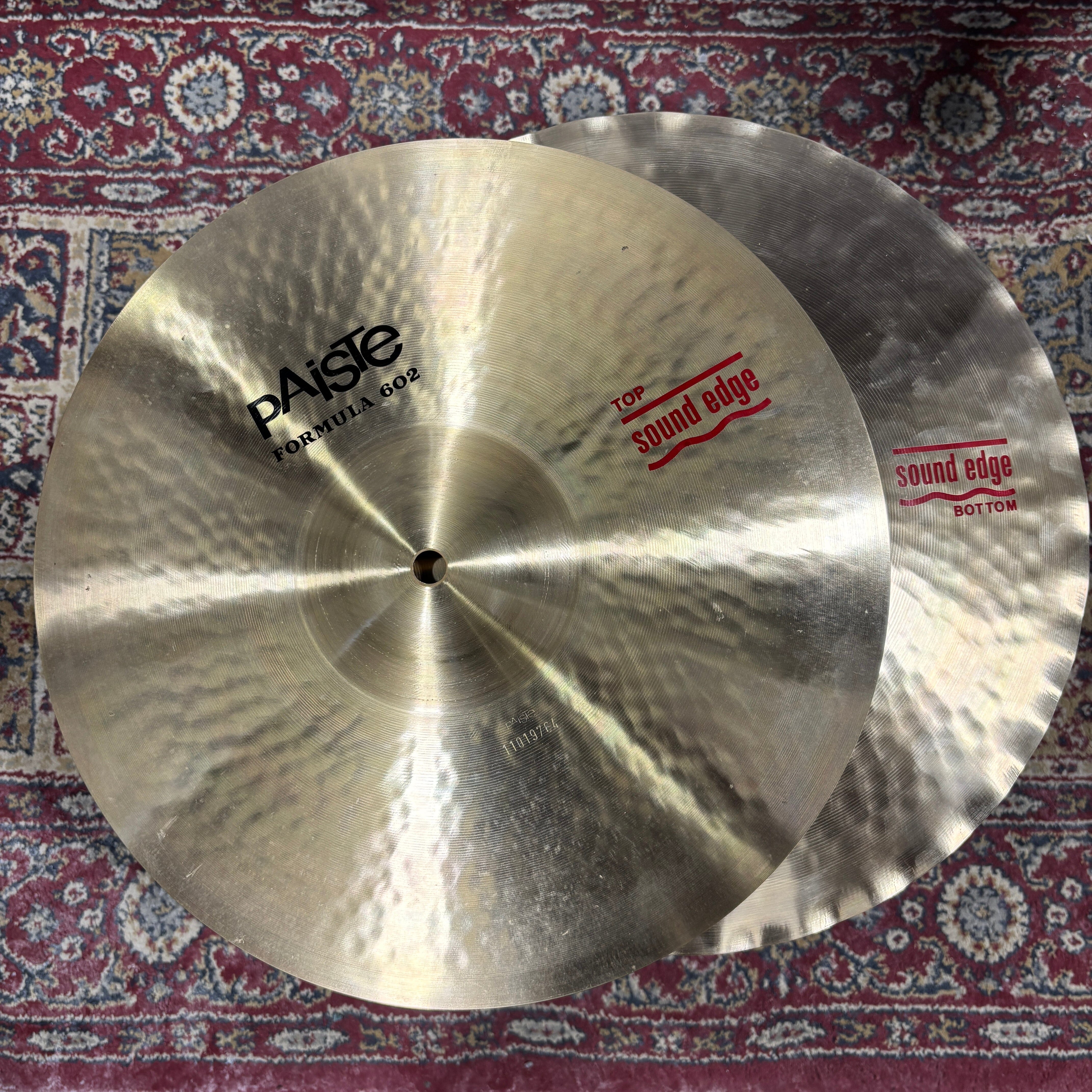 Paiste 602 14" Sound Edge Hi Hats CONSIGNMENT CYMBALS Paiste 
