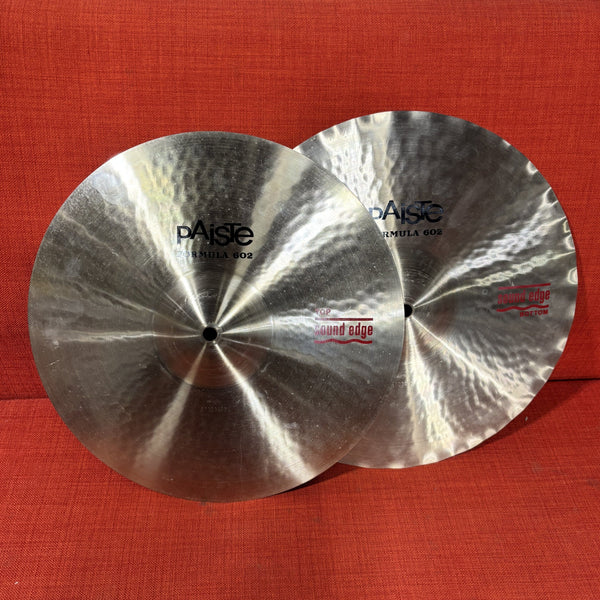 Paiste Formula 602 14" Sound Edge Hi-Hats – Early 2011 Reissue CONSIGNMENT CYMBALS Paiste 