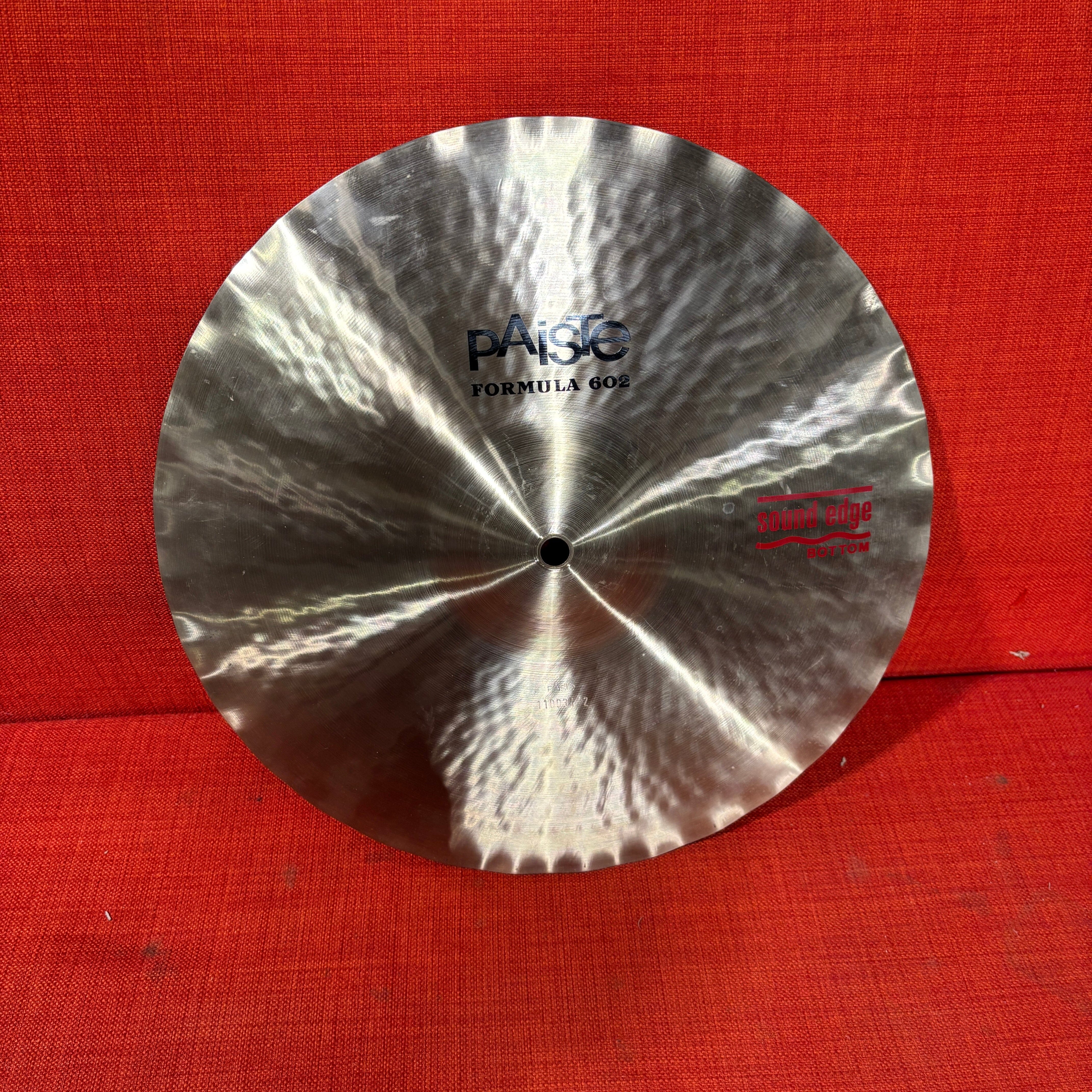 Paiste Formula 602 14" Sound Edge Hi-Hats – Early 2011 Reissue CONSIGNMENT CYMBALS Paiste 