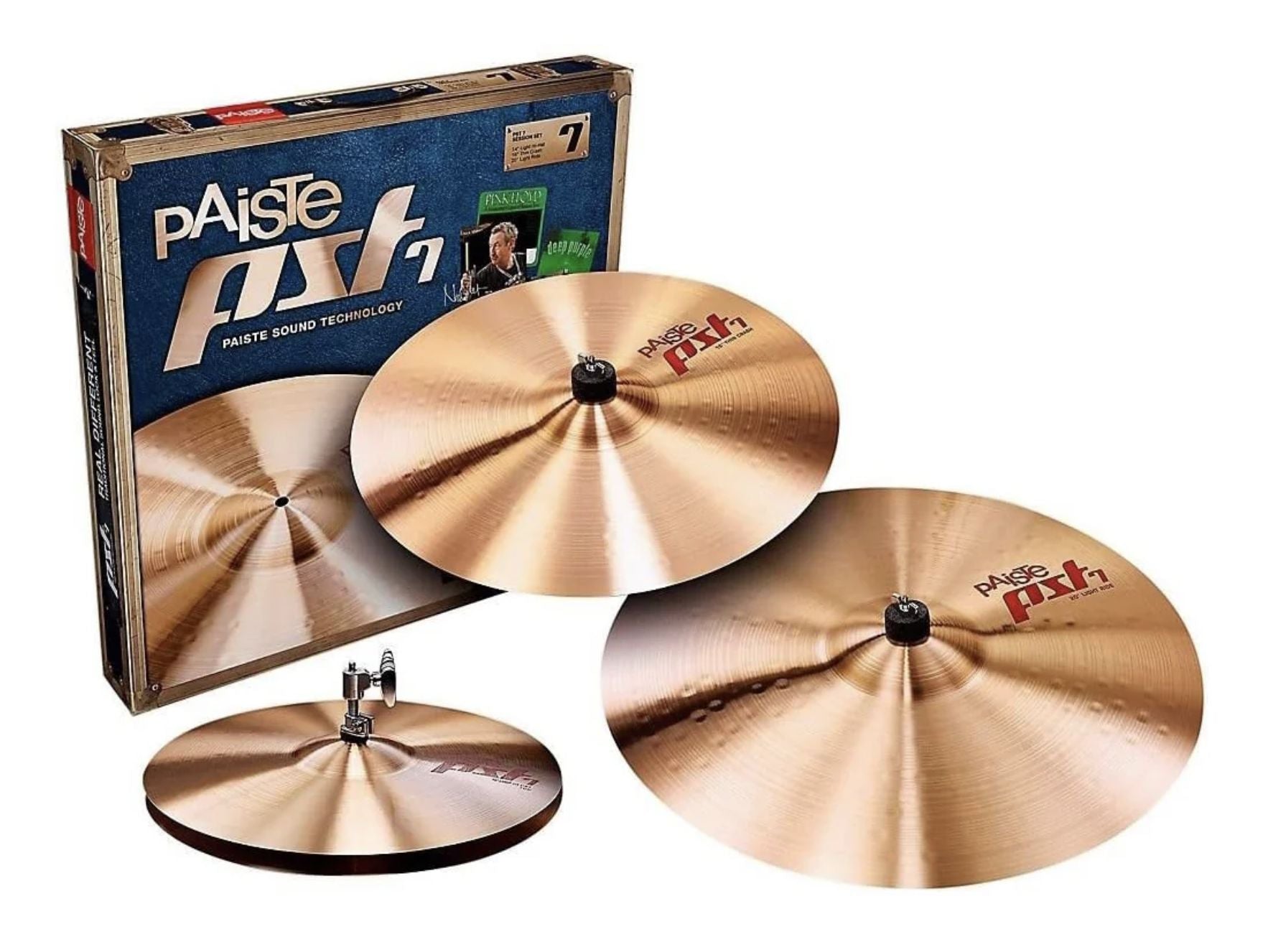 Paiste PST 7 Light Session Cymbal Set - 14” / 16” / 20” (170SSET) NEW CYMBALS OTHER Paiste 